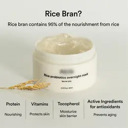 Rice Probiotic Overnight Mask Barrier Jelly Night Mask