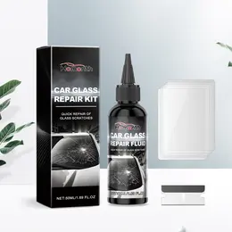 Product image of Automotive Windshield Repair Kit, 50ml Fluid, 2 Tools