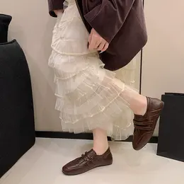 Product image of Women's Flat Leather Round Toe Mary Jane Shoes