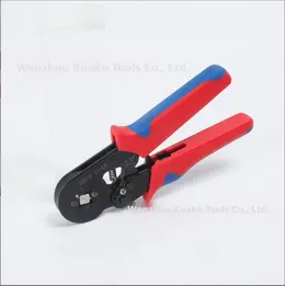 Product image of Wire crimping pliers-Quadrilateral 6-4A-0.25-10mm2-Red and blue-1 piece