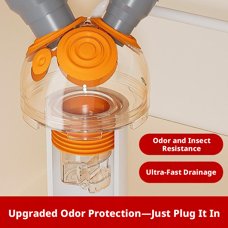 Floor drain-six-way model-multifunctional deodorization-pp-1 piece