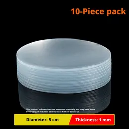 Double-sided transparent adhesive-round 50mm diameter-10 pieces pack