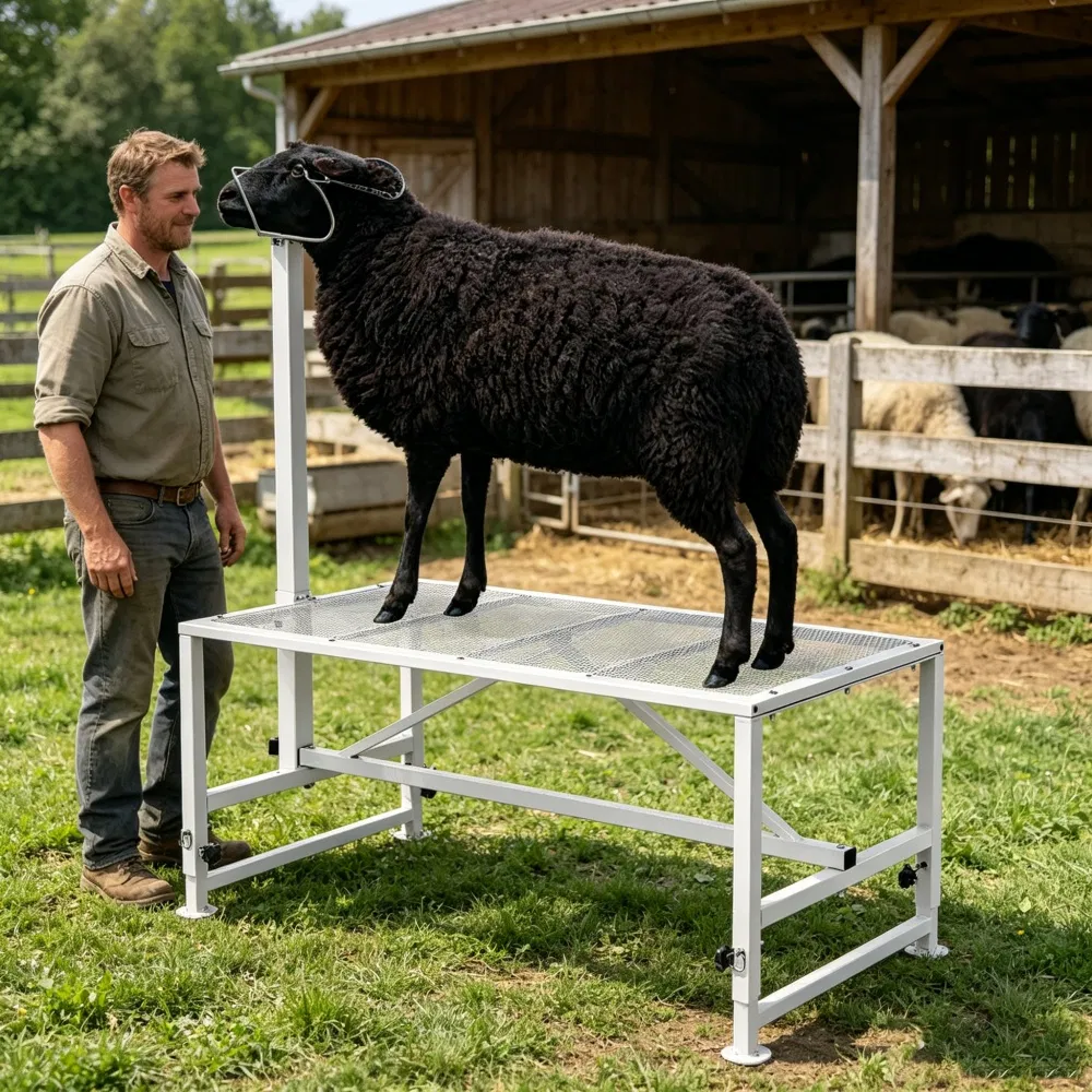 Main product image of Livestock Stand, Adjustable Height, Metal Construction