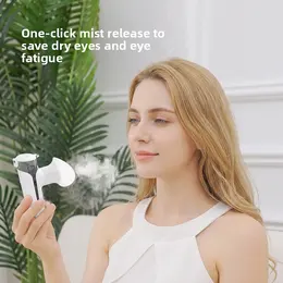 Handheld Nano Spray Eye Moisturizer, Hot Compress Eye Beauty Hydrating Device, Eye Washer, Eye Care Steam Nebulizer