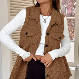 Product image of Warm Teddy Fleece Vest for Cold Weather Work Environments