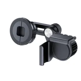 Product image of Car mobile phone holder-central control screen model-magnetic attraction + clamping-black-plastic-1 piece