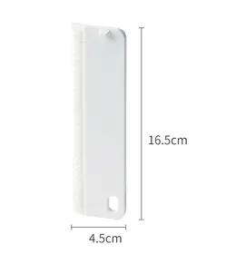 Glass wiper blade-white-ABS+TPE-1 piece