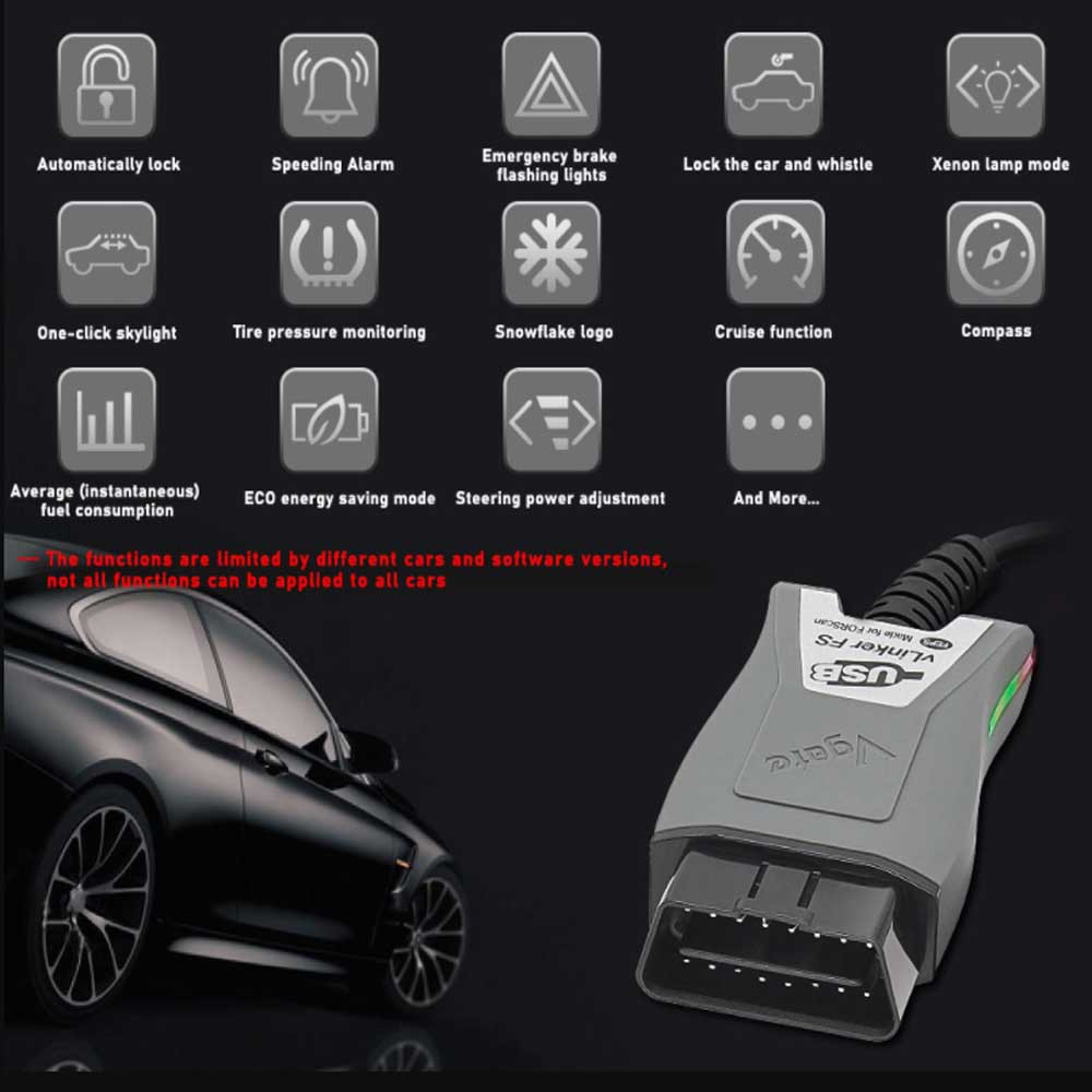 ELM327 HSMS-CAN OBD2 Diagnostic Tool For Ford And Mazda Vehicles