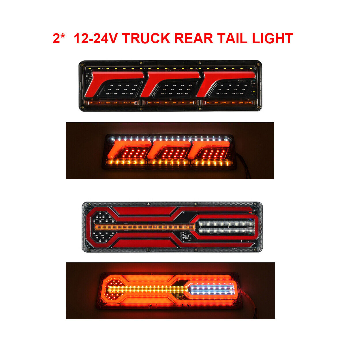 Main product image of Trailer Truck Rear Flowing Tail Light Indicator For Actros Scanis X 2