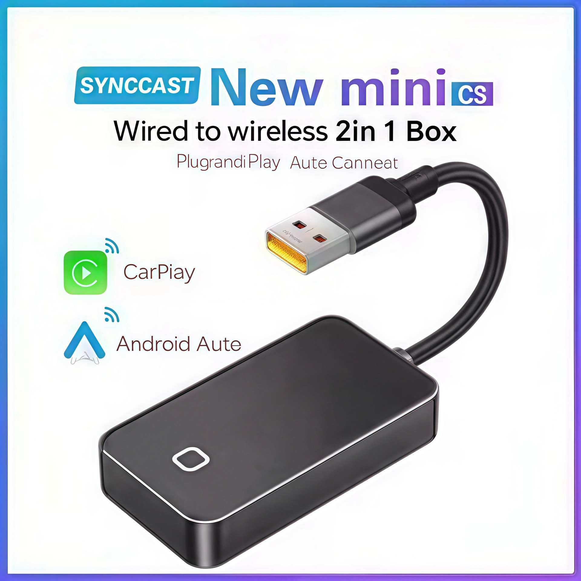 Main product image of Wireless CarPlay and Android Auto 2-in-1 Adapter