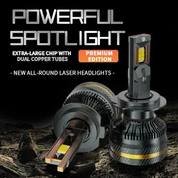 Product image of 12V Dual Copper Tube LED Headlight Bulb, H7 H4, for Cars and Trucks
