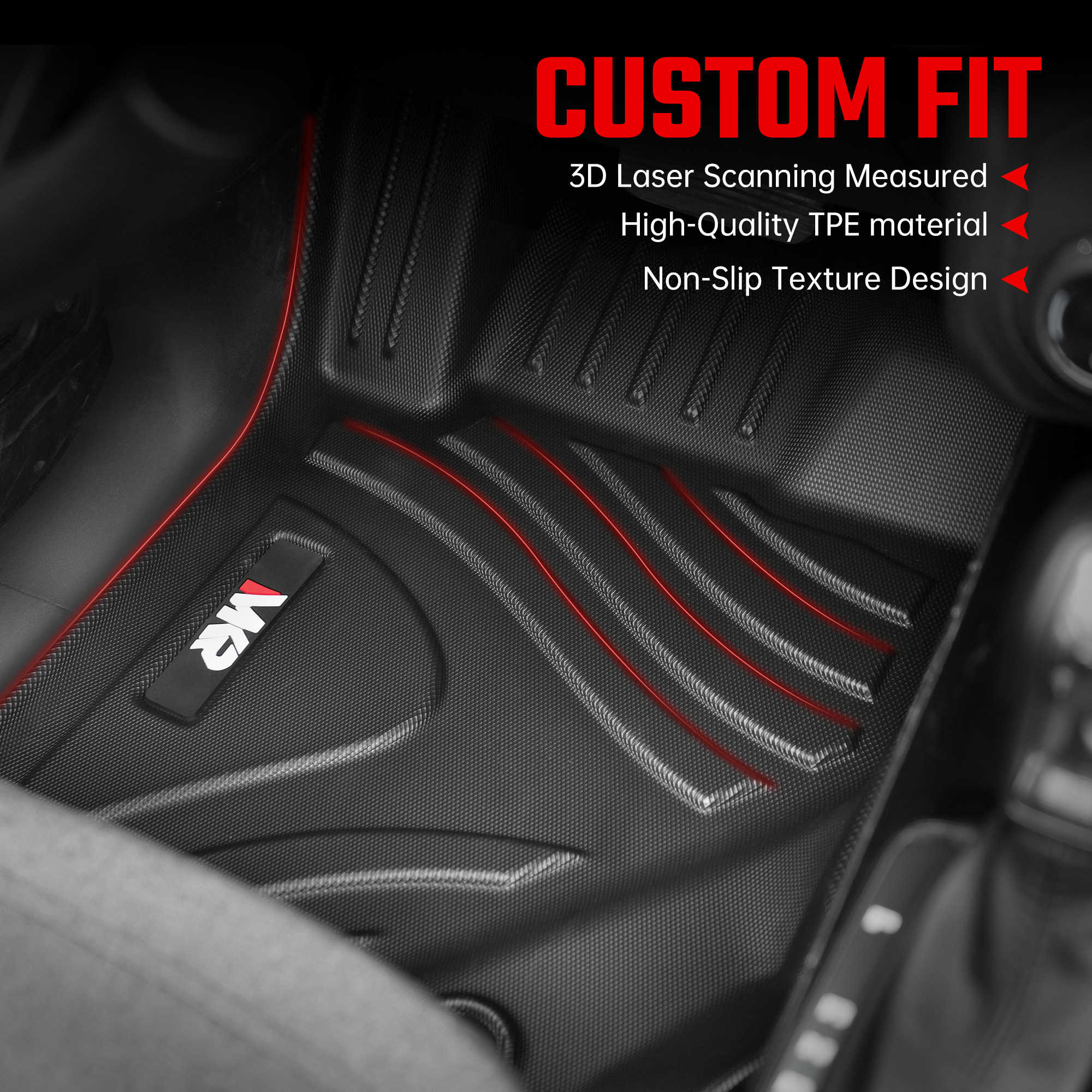 Main product image of TPE Floor Mats for 2021-2023 Ford Bronco 4-Door