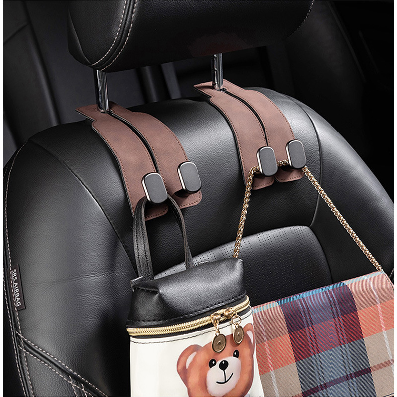 Main product image of Vehicle Seat Back Phone Holder with Integrated Hook