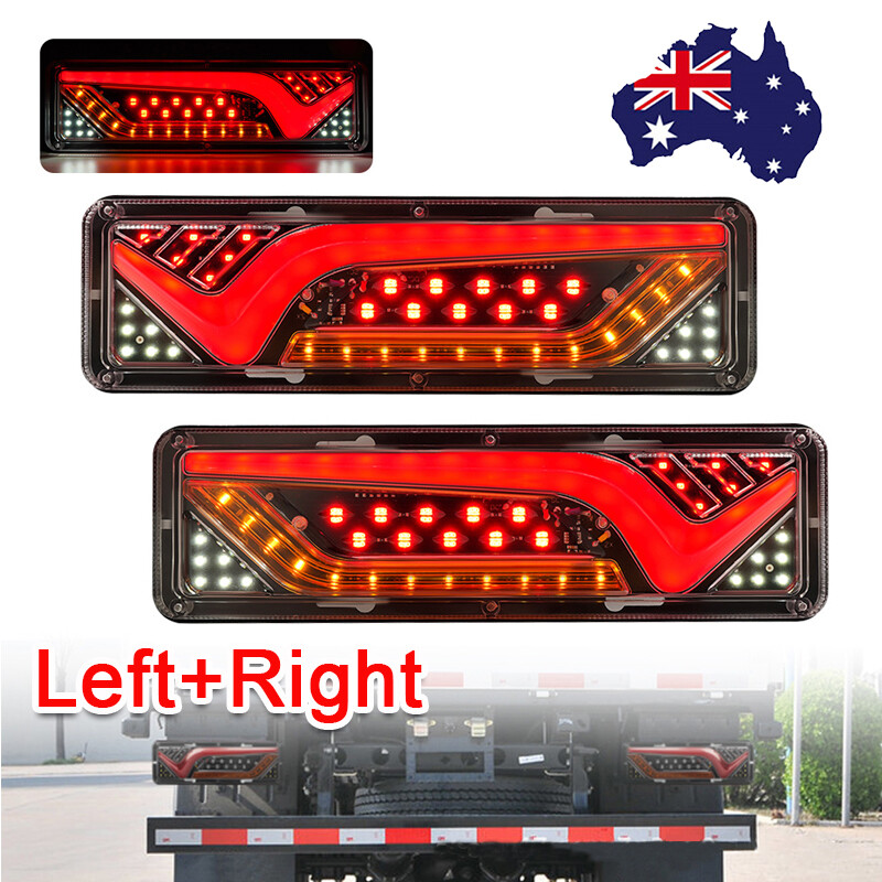 Main product image of 12V LED Sequential Indicator Tail Lights, Stop Lamp for Trailer, Ute, Truck