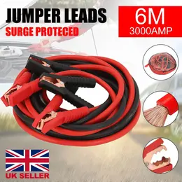 Product image of 3000A Jumper Cables, 6M Length, for Car and Van Batteries