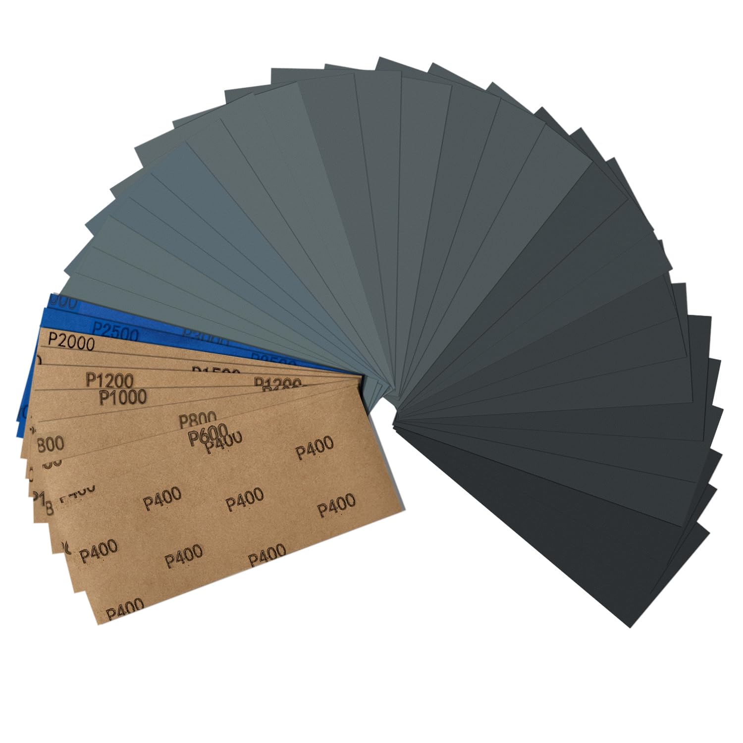 Main product image of 36pc 9x3.6 Inch Wet/Dry Sandpaper Assortment