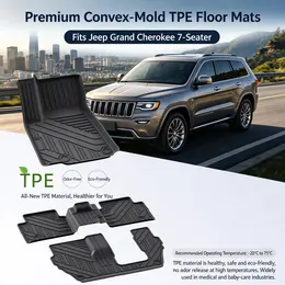 Product image of TPE Floor Mats, Custom Fit, Grand Cherokee L 2021-2026