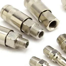 Product image of 12-Piece 1/4 and 3/8 BSP Quick Release Air Line Fittings