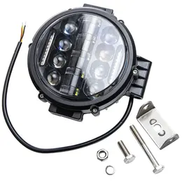 Product image of 7 inch 200W Round LED Off-Road Work Light with DRL