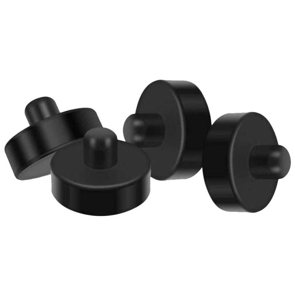 Rubber pad support block