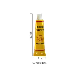 Bicycle and motorcycle tire repair glue