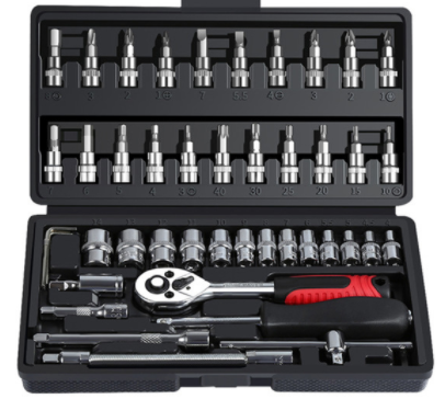 Socket Sleeve Ratchet Wrench Combination Set Multifunctional