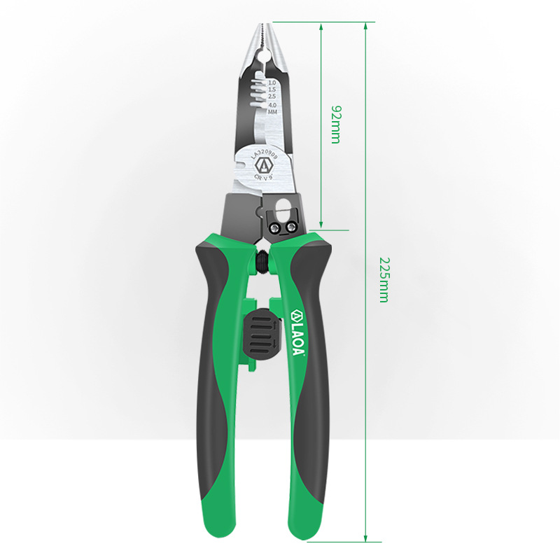 Chrome Vanadium Steel Multifunctional Needle Nose Pliers Wire Stripper Cable Cutter Wire Cutter