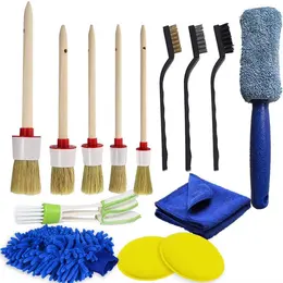 14-Piece Tire Brush Car Sponge Brush