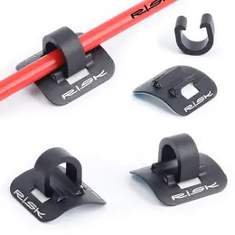 Bicycle Line Pipe Double-Sided Adhesive Aluminum Alloy Oil Pipe Fixing Seat