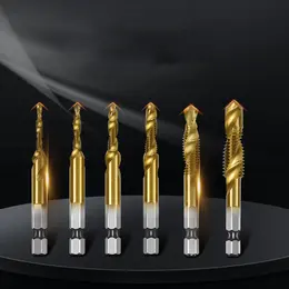 Steel Hexagon Shank Drill Tapping Chamfer