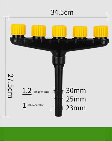 Multi-head Spray Porous Spray Header Watering Vegetables Garden Watering Water Pipe Nozzle