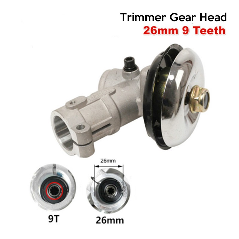 26mm Round Rod Trimmer Replace Gear Head Brushcutter Gearhead Gearbox New
