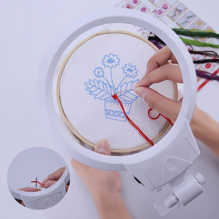 With Scale Folding Table Metal Bracket Magnifying Glass