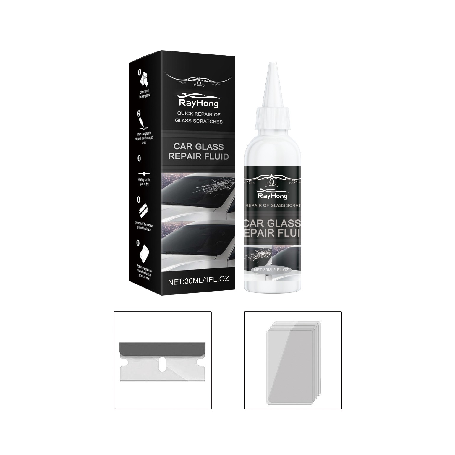 Automotive Glass Repair Adhesive