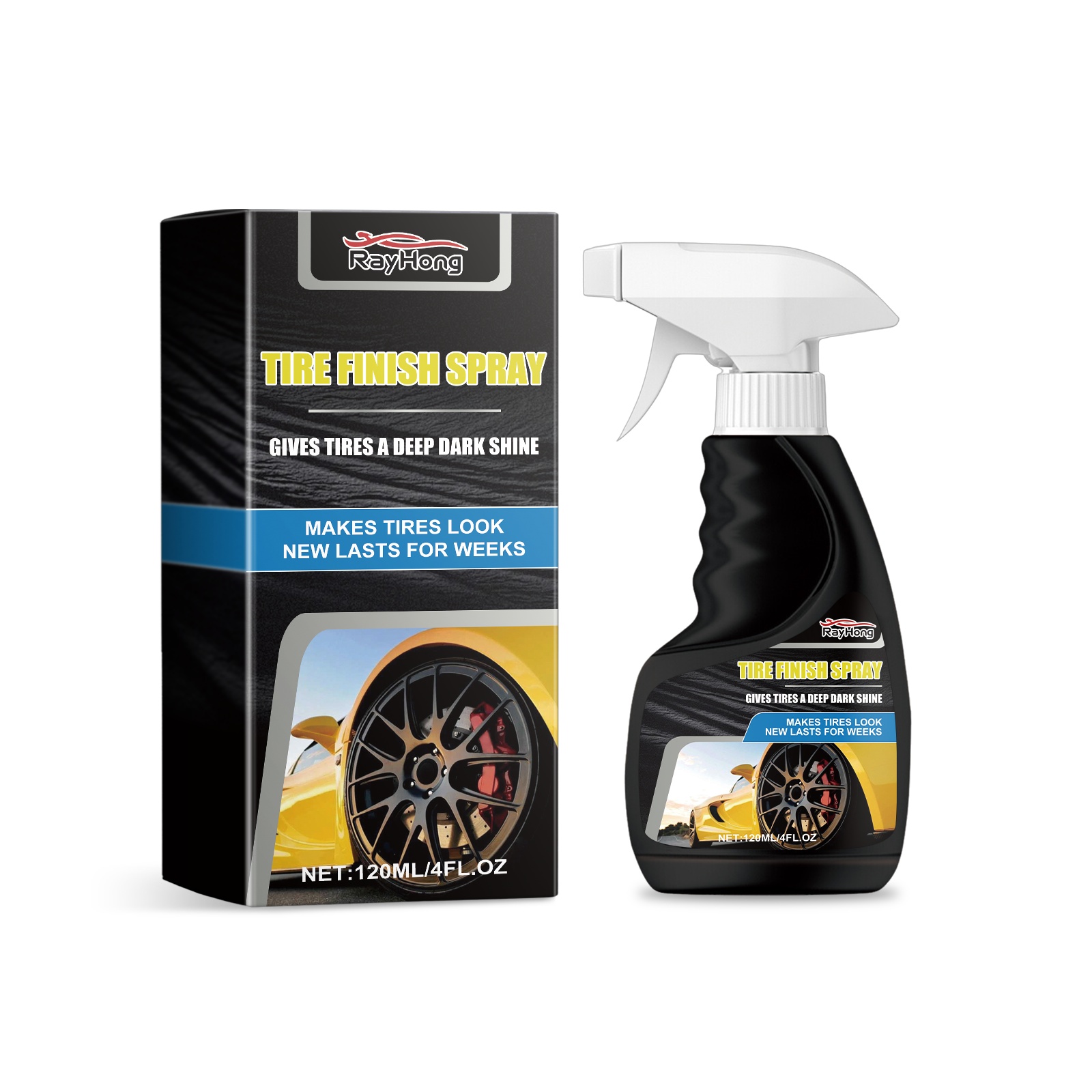 Automobile Tire Gloss Spray Polishing Coating
