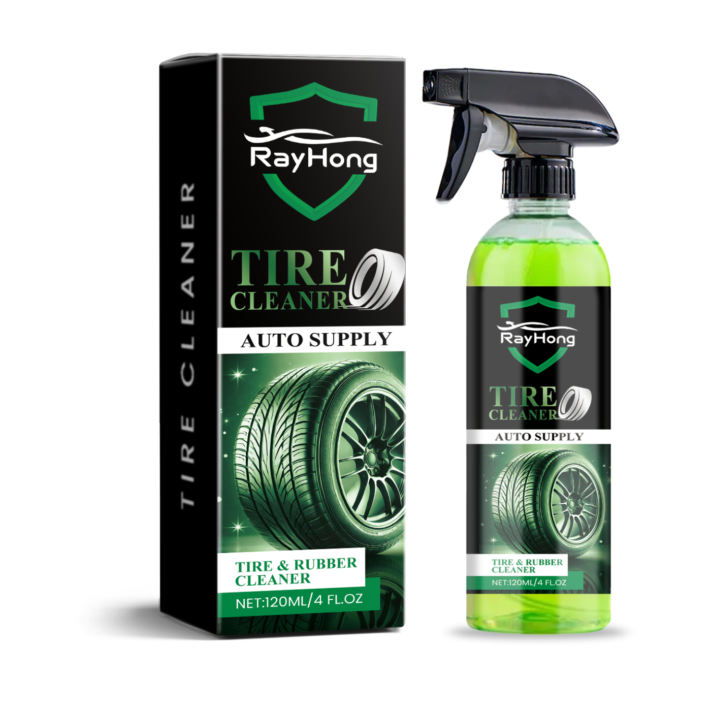 Car tire cleaner for decontamination