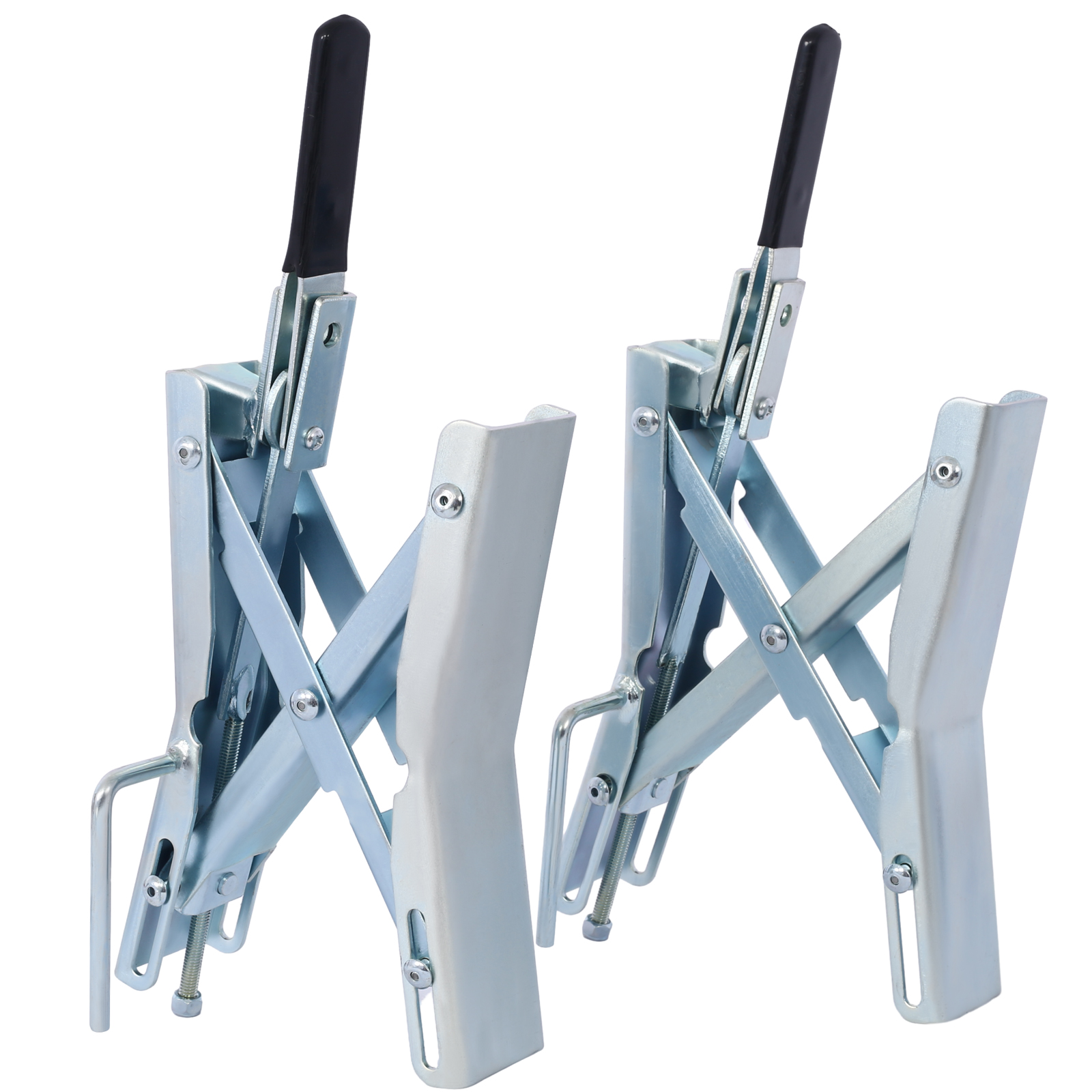 Quick Lock Wheel Chocks, Universal Quick Lock Tire Chocks For Dual Axle Vehicles, Pair Of