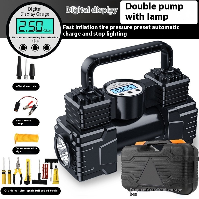 Multi Functional And Portable Car Inflation Pump