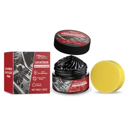 Car Interior Black Gloss Cream