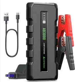 Product image of 3000A 12V Portable Jump Starter, 6.0L Gas/4.0L Diesel