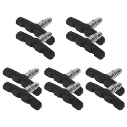 Product image of 5 Pairs 70mm Bicycle V-Brake Pads with Hex Nuts and Spacers