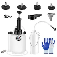 Product image of 3L Manual Brake Bleeder Kit, Vacuum Pump, 1L Waste Bottle, 4 Adapters