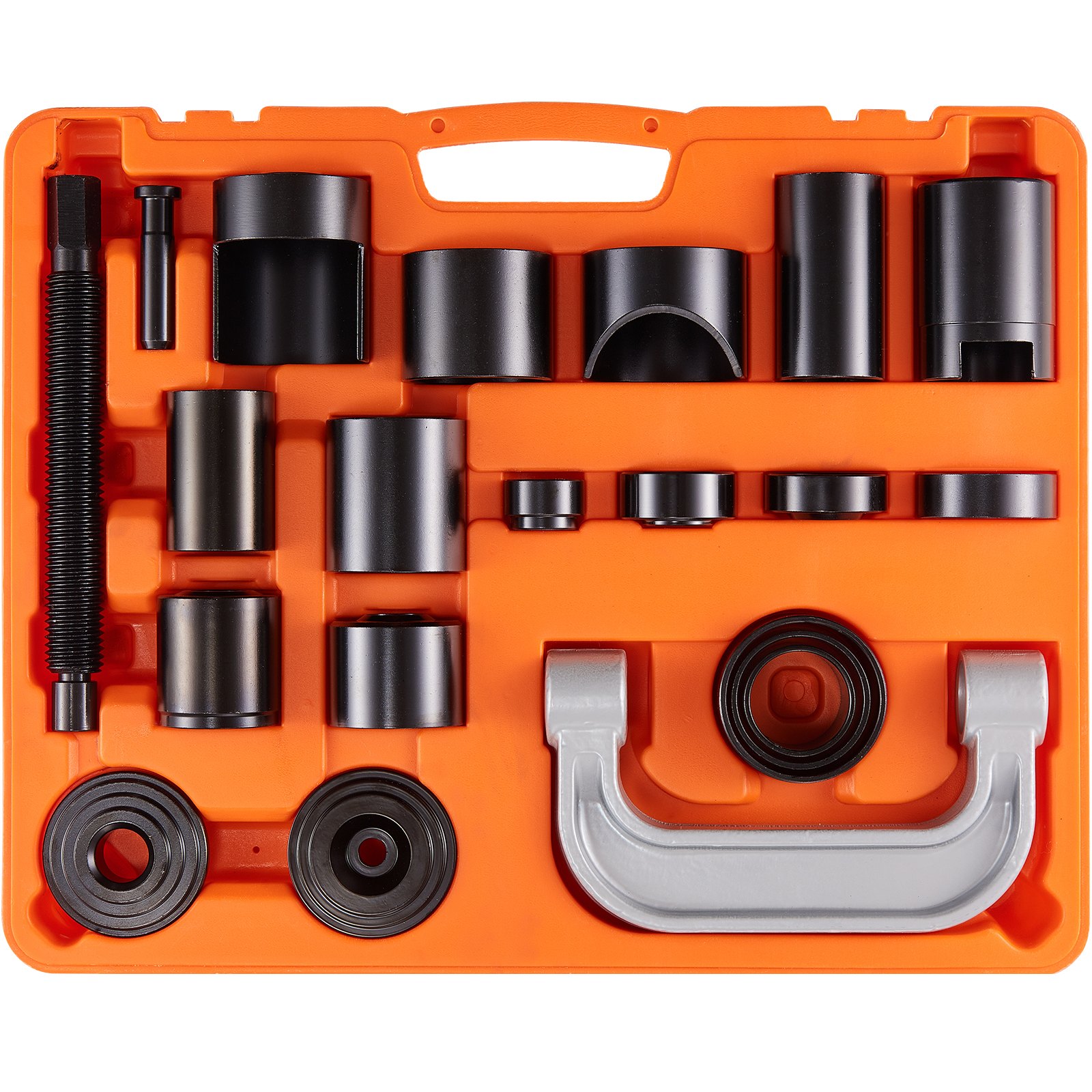 Main product image of Ball Joint Press Kit, 21 PcsTool Kit, C-press Ball Joint Remove And Install Tools, For Most 2WD And 4WD Cars, Heavy Duty Ball Joint Repair Kit For Automotive Repairing