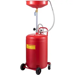 Product image of 80 L Air-Operated Waste Oil Drain Tank, Wheeled, Adjustable Funnel