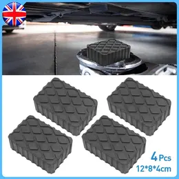 Ramp Jacking Rubber Blocks Set Universal Scissor Car Lift Pads Set Of 4 UK---120 X 80 X 40 Mm