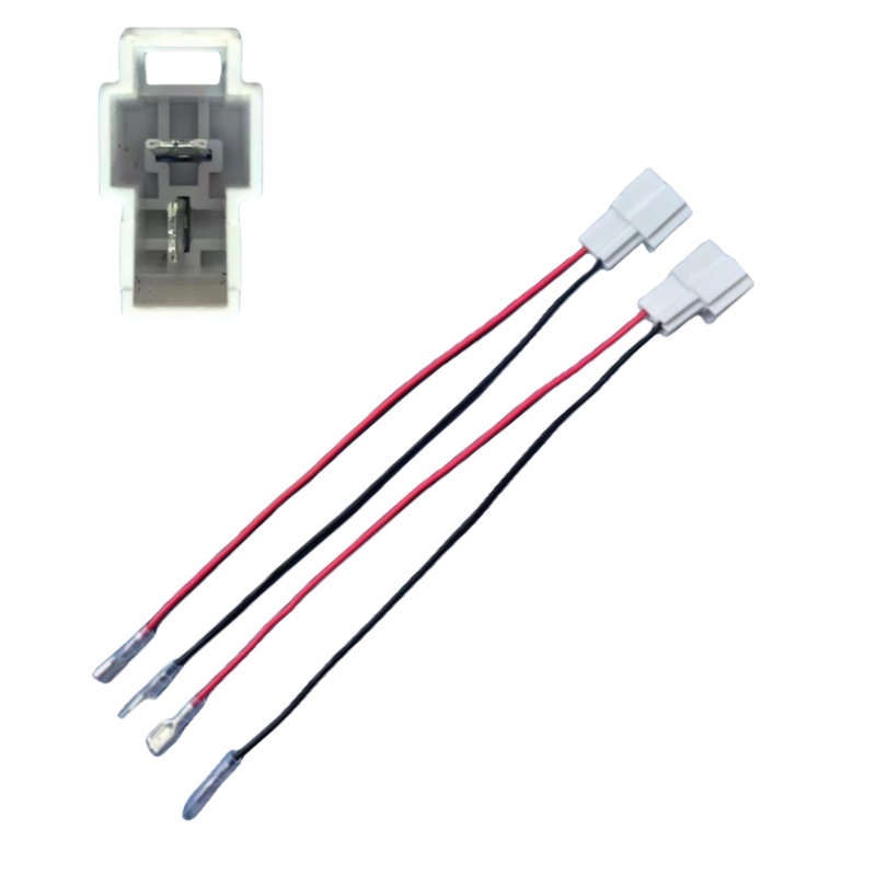 Car Door Speaker Harness For 2001-2006 Mini Cooper R50 R53, 1992-2000 Hyundai Elantra, 2006-2007   Sequoia, 1992-1996 Mintsubishi Montero Install Audio Wiring Connector Adapter 1 Pair