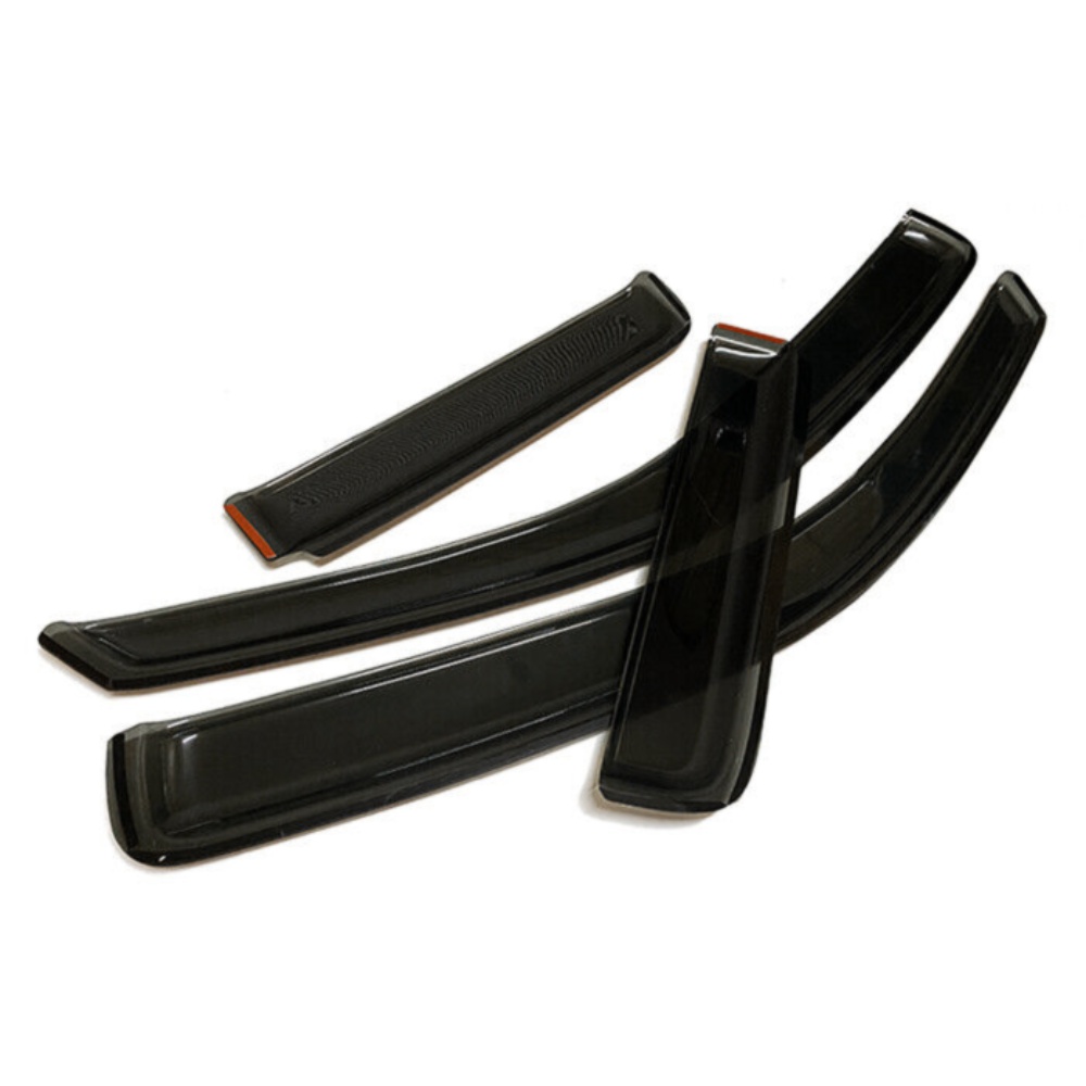 IN-CHANNEL Window Visors Sun Vent Guard For 2005-2020 N Issan Frontier Crew Cab