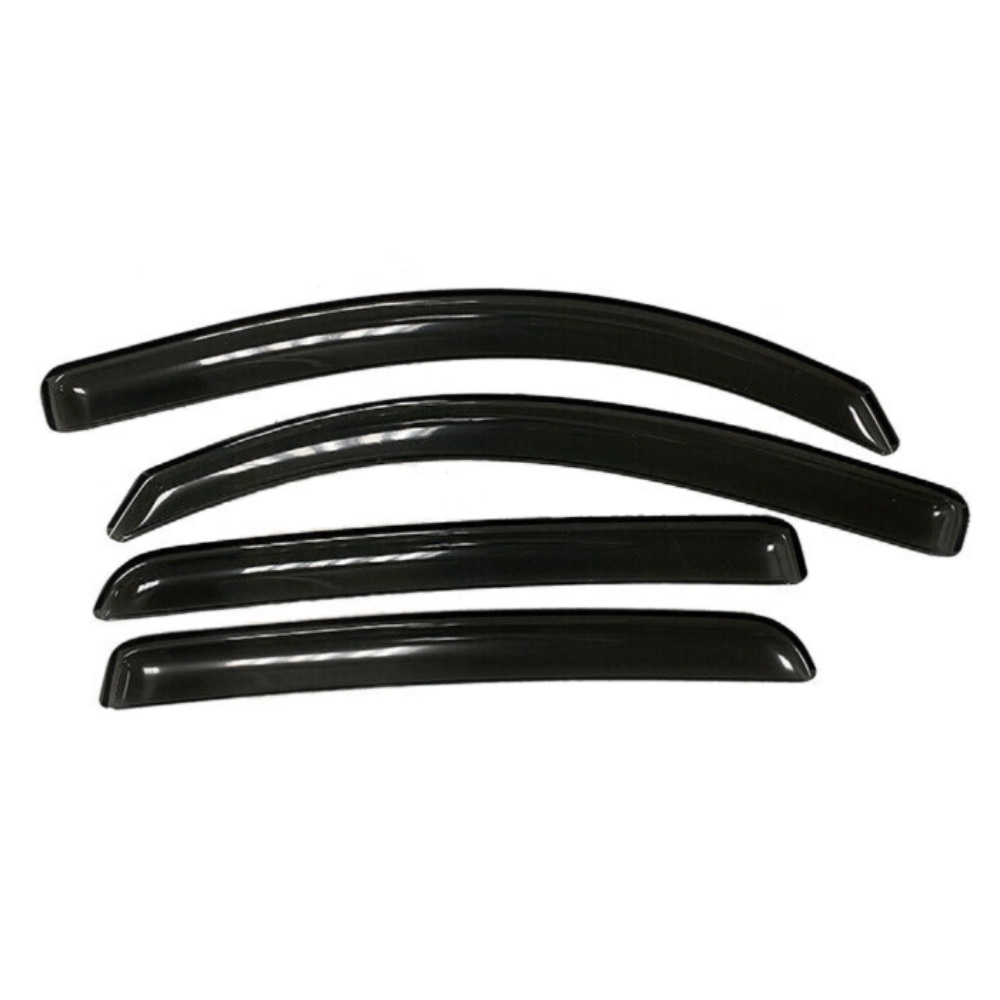 IN-CHANNEL Window Visor Sun Vent Rain Guard For 2016-21 T Oyota Tacoma Double Cab