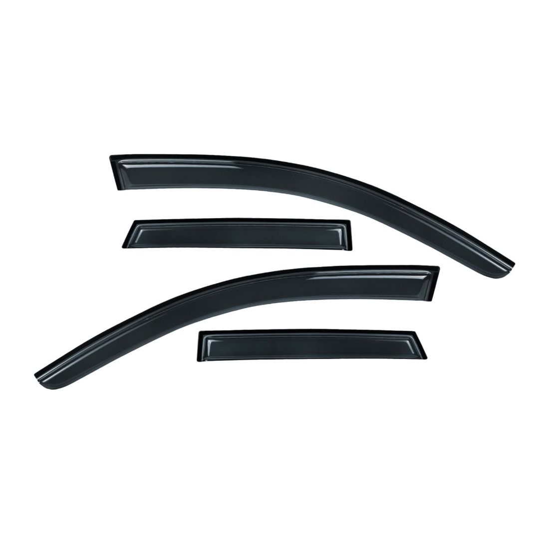 Window Visor Deflector Rain Guard 4-Piece Set For 11-13 Outlander Sport