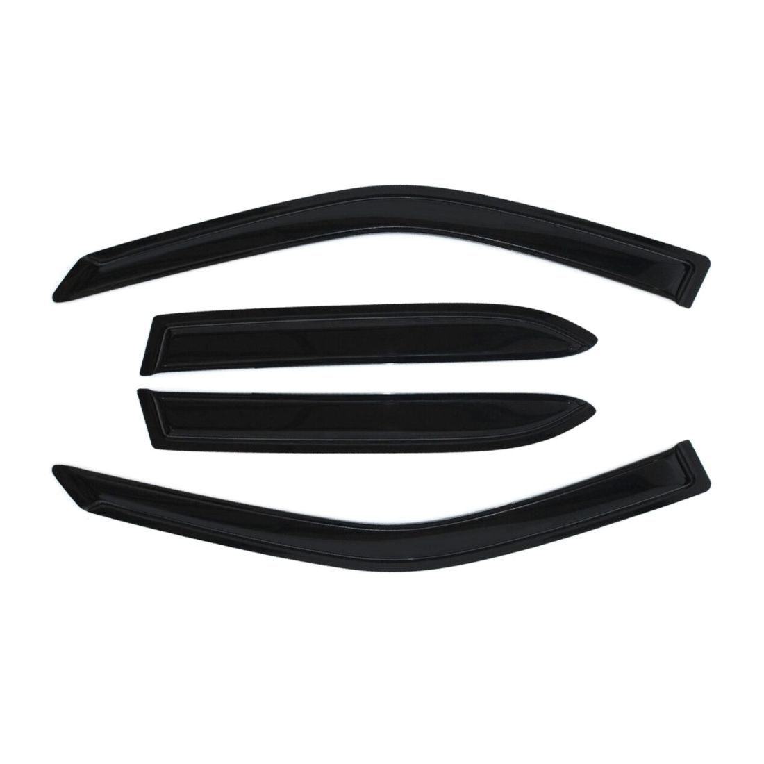 Window Visor Deflector Rain Guard For 1998-02 Prizm Sedan 1998-02 Corolla Sedan